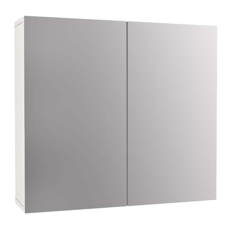 Καθρέπτης μπάνιου Binary Μegapap χρώμα λευκό 75x17,2x65εκ.